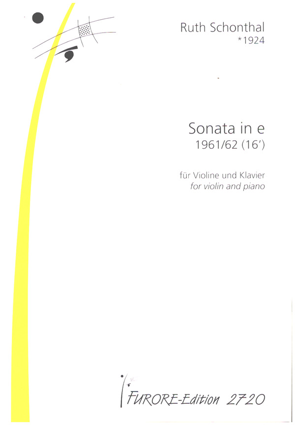 Sonata in e  für Violine und Bc  