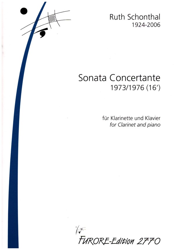 Sonata Concertante für Klarinette und Klavier    