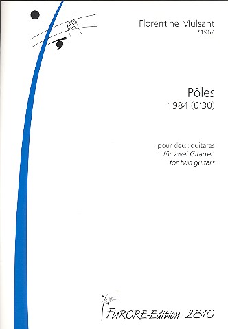 Pôles für 2 Gitarren  Partitur und Stimme  