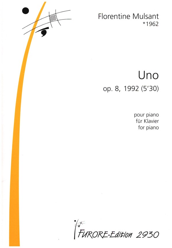Uno op.8&nbsp;&nbsp;für Klavier&nbsp;&nbsp;
