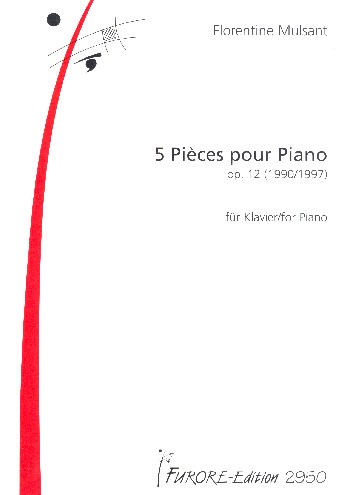 5 Pieces  pour piano  
