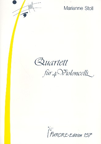 Quartett für 4 Violoncelli  Partitur und Stimmen  