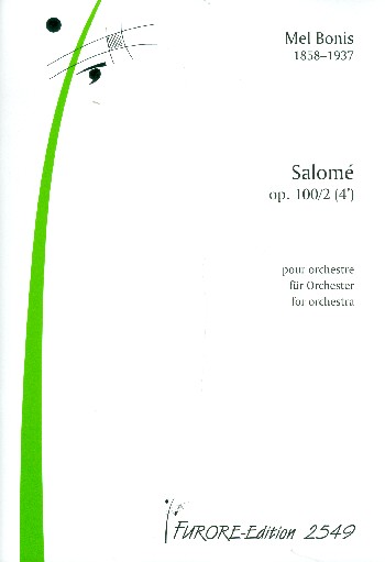Salomé op.100,2  für Orchester  Studienpartitur