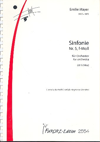 Sinfonie f-Moll Nr.5  für Orchester  Partitur