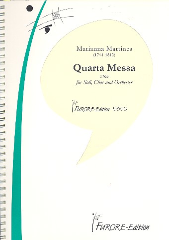 Quarta Messa für Soli, gem Chor und Orchester  Partitur  