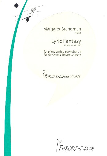 Lyric fantasy für Klavier und  Streichorchester  Partitur