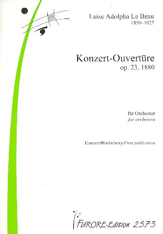 Konzert-Ouvertüre op.23  für Orchester  Partitur