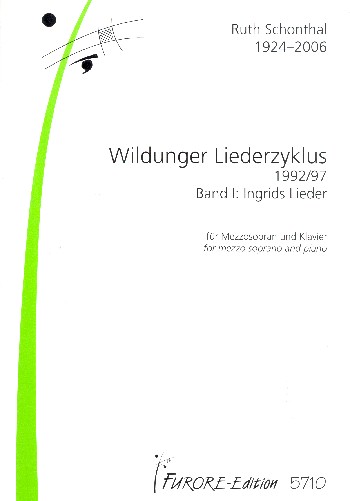 Wildunger Liederzyklus Band 1  für Mezzosopran und Klavier  