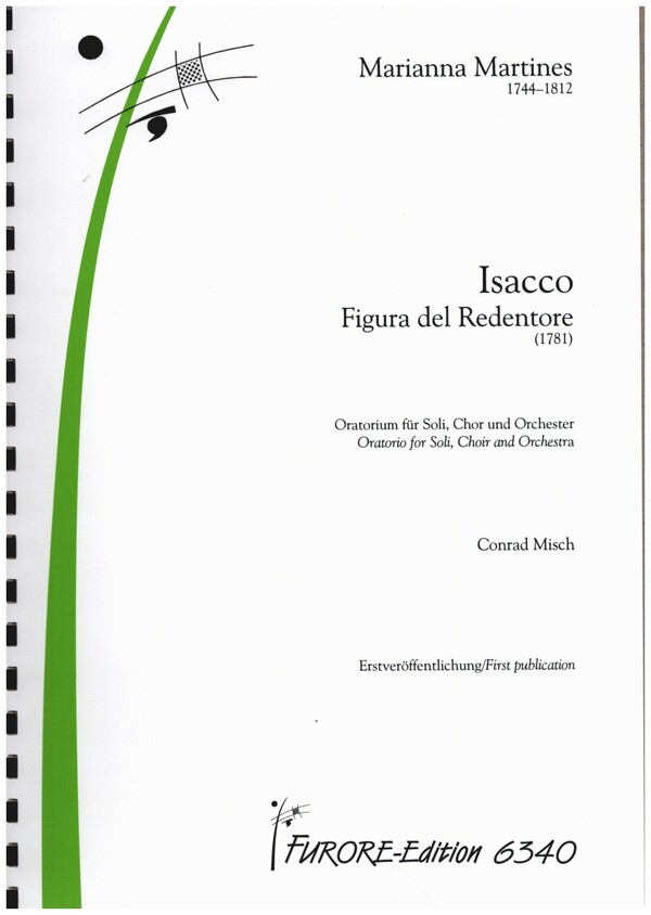 Isacco - Figure del Redentore  für Soli, gem Chor und Orchester  Partitur