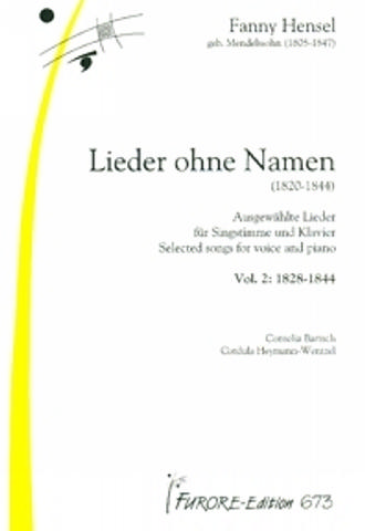 Lieder ohne Namen Band 2 (1828-1844)  für Singstimme und Klavier  
