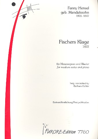 Fischers Klage für Mezzospran und  Klavier  