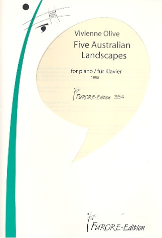 5 australian landscapes  für Klavier  