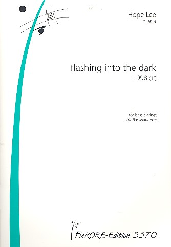 Flashing into the dark  für Bassklarinette  