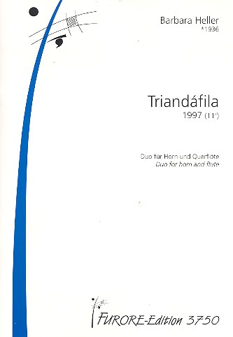 Triandafila  für Flöte und Horn  Spielpartitur