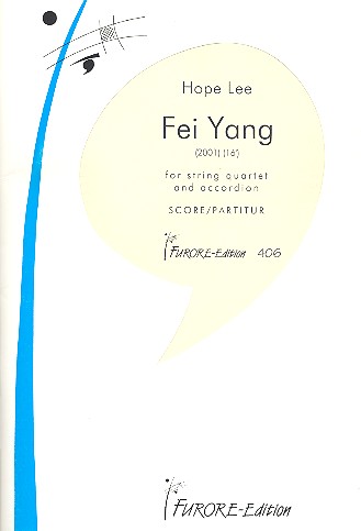 Fei Yang for accordion, 2 violins, viola  and cello  score and parts