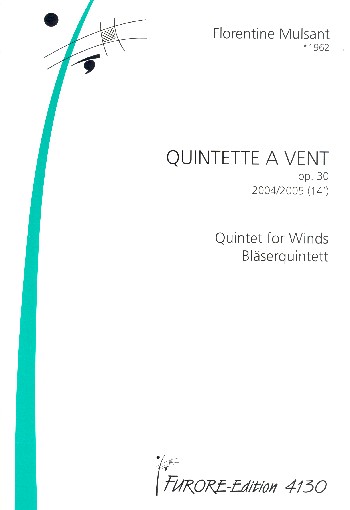 Quintet a vent für Flöte, Oboe, Klarinette,  Horn und Fagott  Partitur und Stimmen