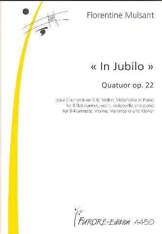 In Jubilo für Klarinette, Violine, Violoncello  und Klavier  Partitur und Stimmen