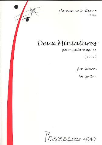 2 miniatures  pour gitarre  