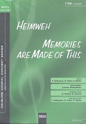 Heimweh  für Männerchor a cappella  Partitur (dt/en)