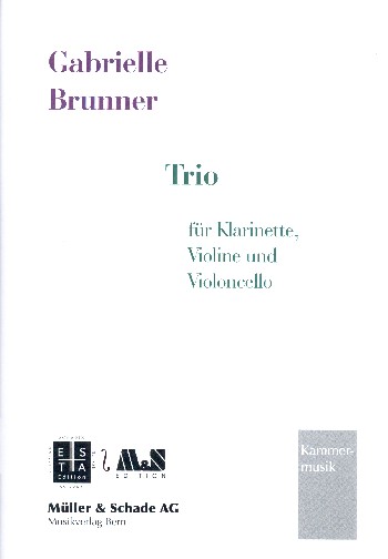 Trio  für Klarinette, Violine und Violoncello  Partitur und Stimmen