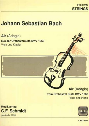Air BWV1068  für Viola und Klavier  