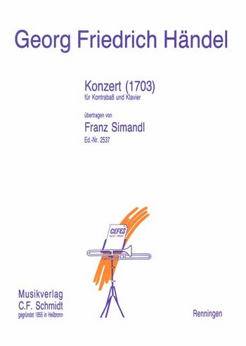 Konzert (1703)  für Kontrabass und Klavier  