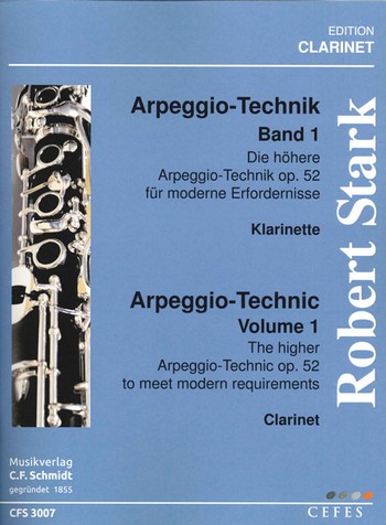 Arpeggiotechnik Band 1  für Klarinette  
