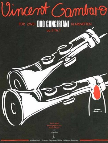 Duo concertant op.3,1  für 2 Klarinetten  Spielpartitur