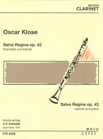 Salve Regina  op.43  für Klarinette und Klavier  