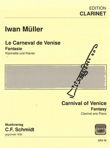 Fantasie über 'Carnaval de Venise'  für Klarinette und Klavier  