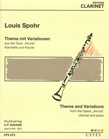 Thema und Variationen aus 'Alruna'  für Klarinette und Klavier  
