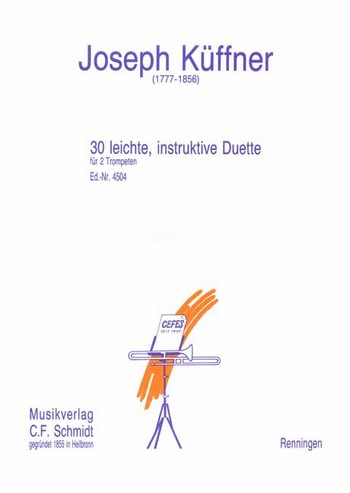CFS4504 30 leichte instruktive Duette Band 1  für 2 Trompeten  
