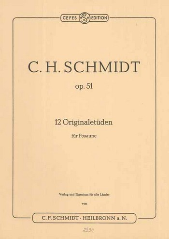 12 Originaletüden op.51  für Posaune  