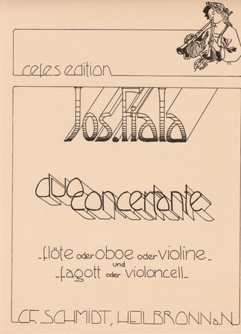 Duo concertant  für Flöte (Oboe/Violine) und Fagott (Violoncello)  Stimmen