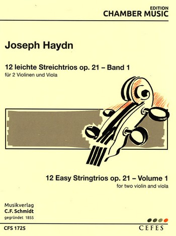 12 leichte Streichtrios op.21 Band 1 (Nr.1-6)  für 2 Violinen und Violoncello  Stimmen
