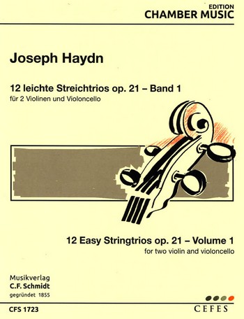 12 leichte Streichtrios op.21 Band 1 (Nr.1-6)  für 2 Violinen und Viola  Stimmen