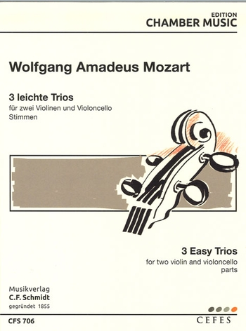 3 leichte Trios  für 2 Violinen und Violoncello  Stimmen