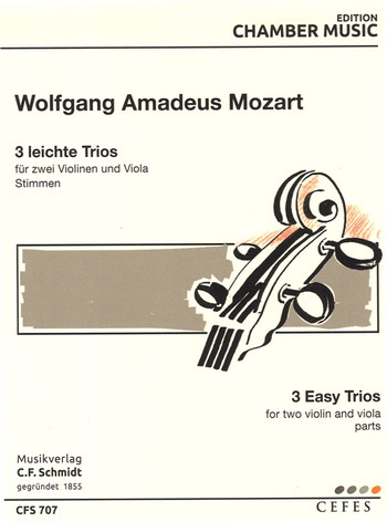 3 leichte Trios  für 2 Violinen und Viola  Stimmen