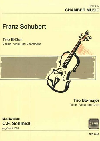 CFS1499 Trio B-Dur  für Violine, Viola und Violoncello  