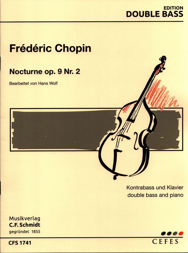 Nocturne op.9,2  für Kontrabass und Klavier  