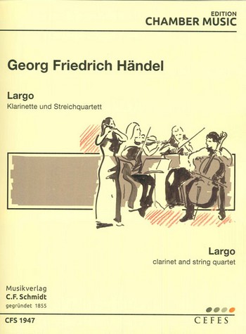 Largo  für Klarinette und Streichquartett  Stimmen