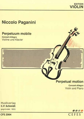 Perpetuum mobile  für Violine und Klavier  
