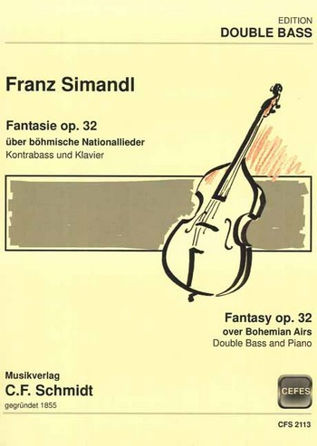 Fantasie über böhmische Nationallieder op.32  für Kontrabass und Klavier  
