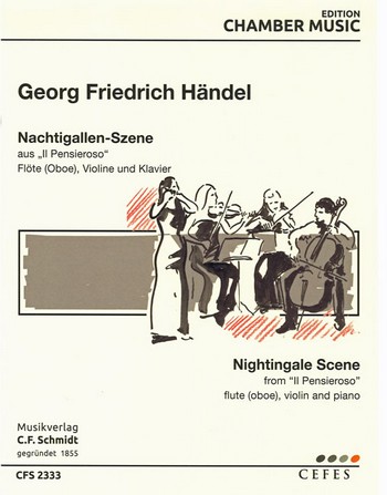 Nachtigallen-Szene aus Il Pensieroso  für Flöte (Oboe), Violine und Klavier  Stimmen