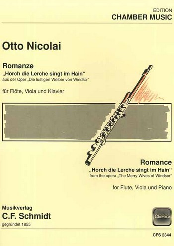 CFS2344 Horch die Lerche singt im Hain  für Flöte, Viola und Klavier  