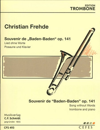 Souvenir de Baden Baden op.141 für  für Posaune und Klavier  