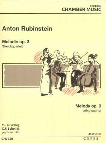 Melodie in F op.3  für Streichquartett  