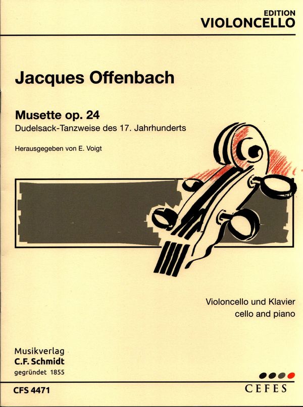Musette op.24  für Violoncello und Klavier  Stimmen
