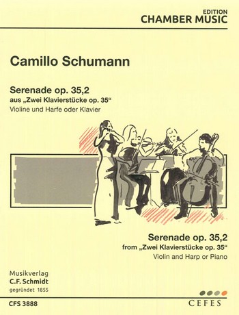 Serenade op.35,2  für Violine und Harfe (Klavier)  