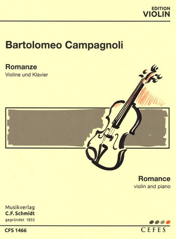 Romanze op.34  für Violine und Klavier  